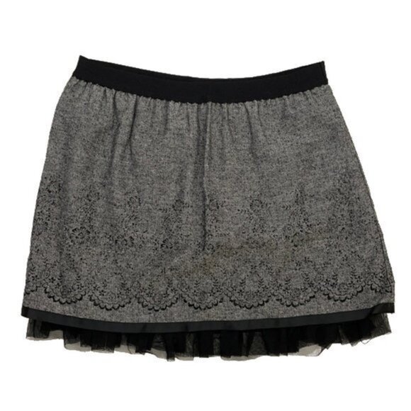 Joe Benbasset | Grey Embroidered Skirt - Picture 1 of 4